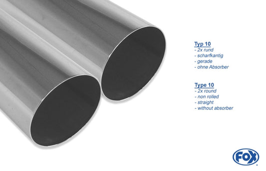 Mitsubishi L200 - Fox Performance Auspuff Sidepipe