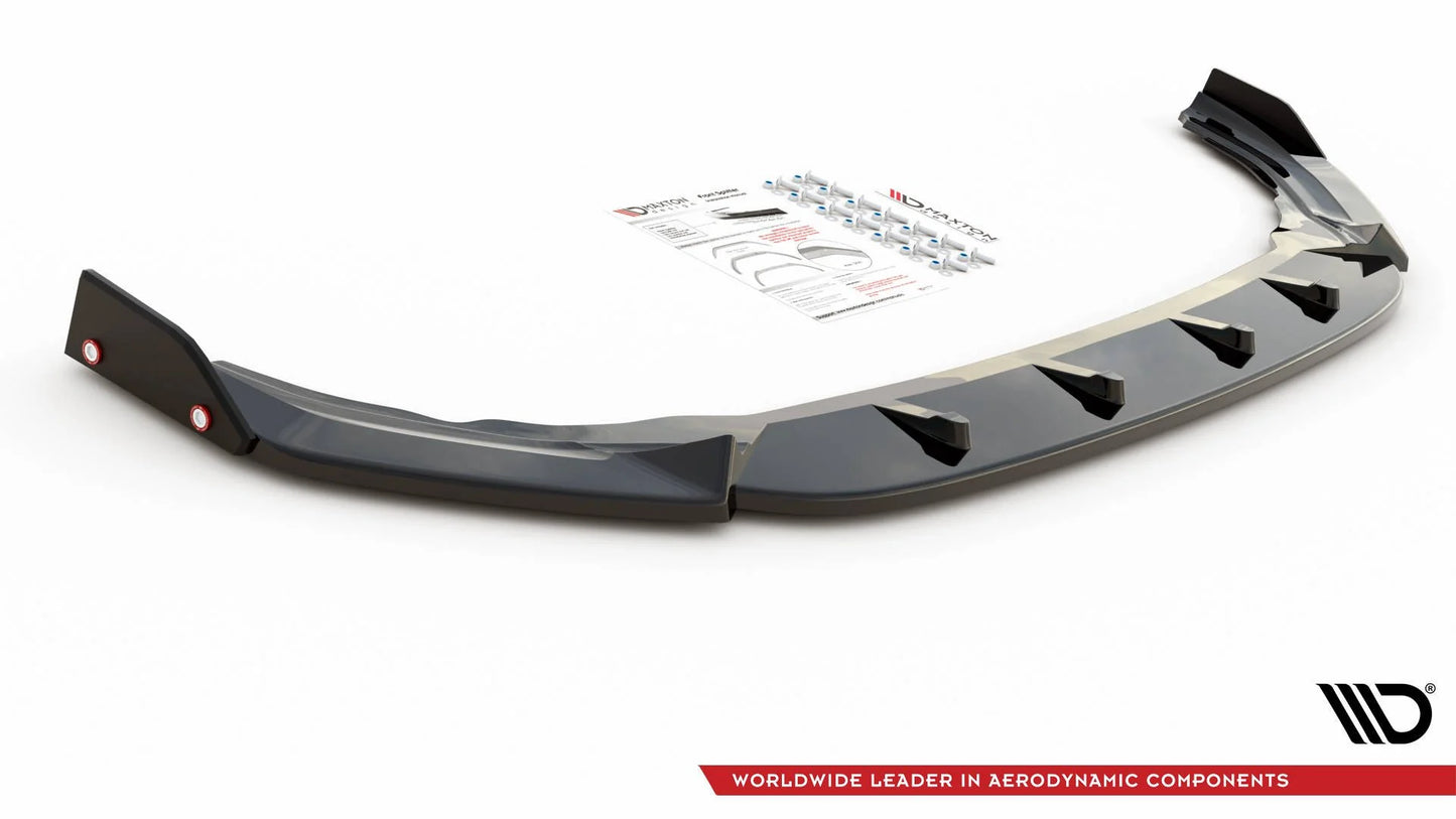 VW Golf 8 R - Frontspoiler - Frontlippe V.2 + Flaps