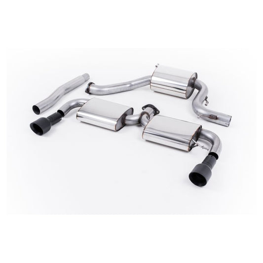 VW Scirocco R - Milltek Duplex Auspuffanlage ab Kat