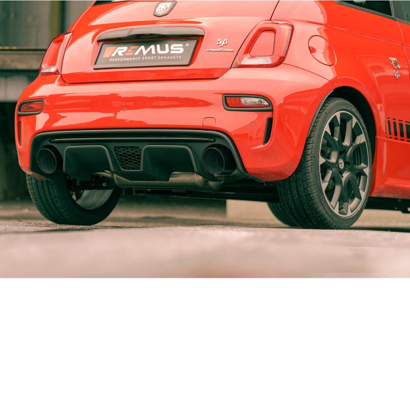 FIAT 500C 595 695 ABARTH Competizione- REMUS Duplex Performance Auspuff REMUS