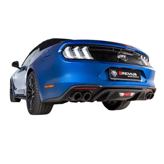 Ford Mustang (6) 5.0 V8 - REMUS Duplex Performance Auspuff ab Katalysator REMUS