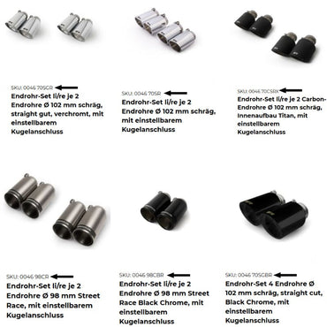 Ford Mustang (6) 5.0 V8 - REMUS Duplex Performance Auspuff ab Katalysator REMUS