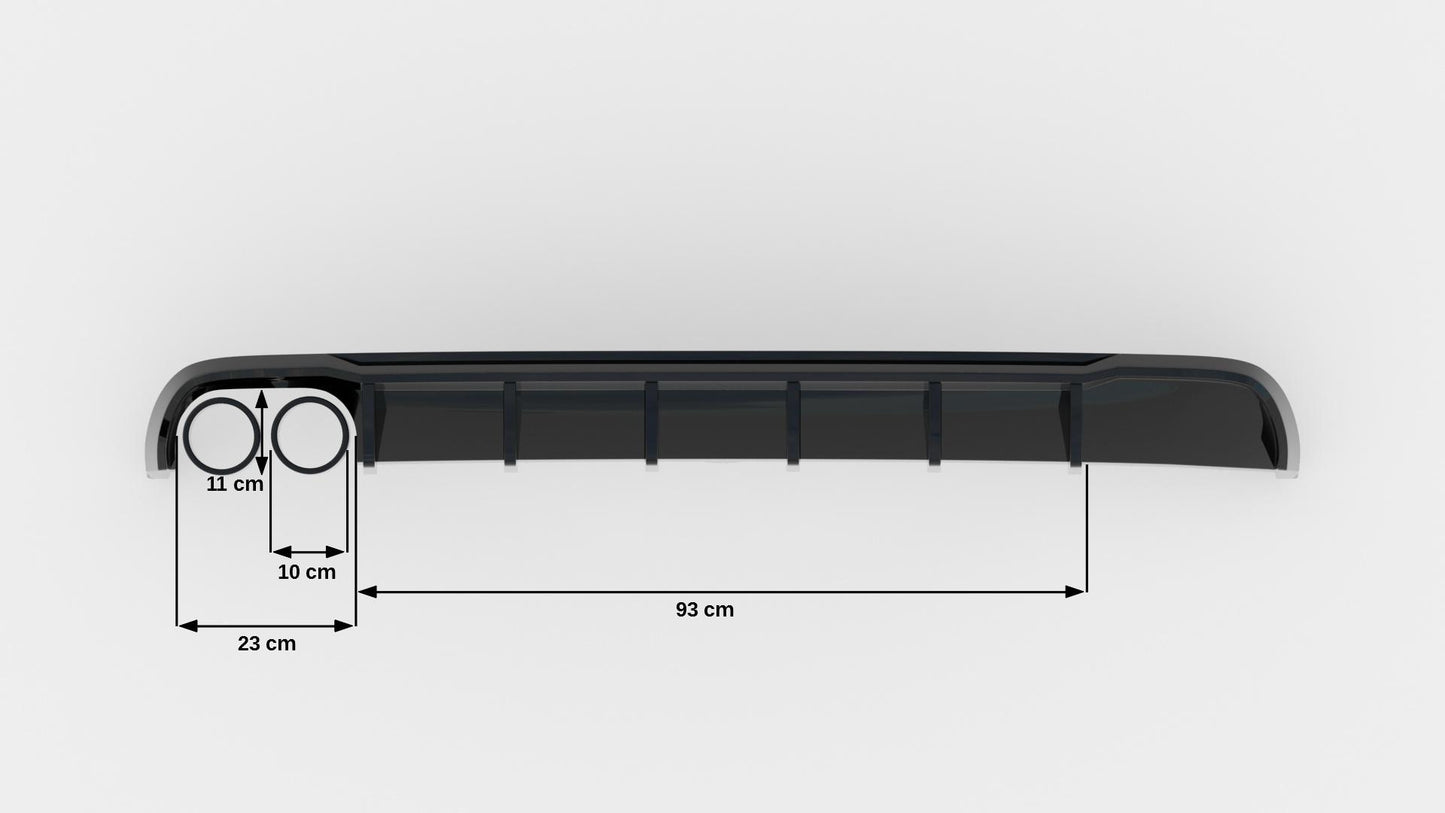 Audi A6 C7 Heck Diffusor OO-