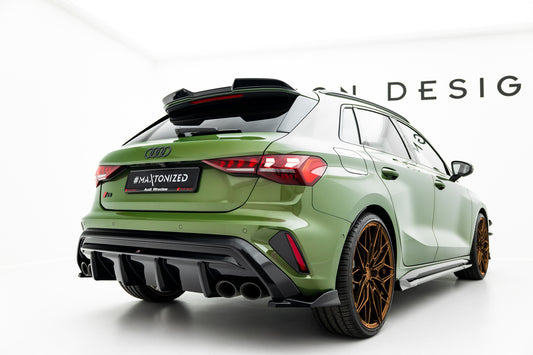 Audi S3 8Y Facelift Limousine Heck Diffusor OO-OO