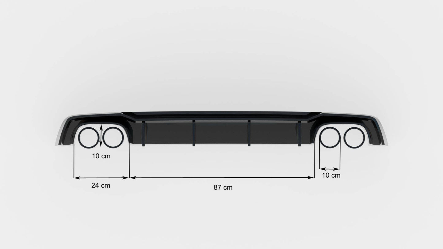 Audi S5 F5 Heck Diffusor