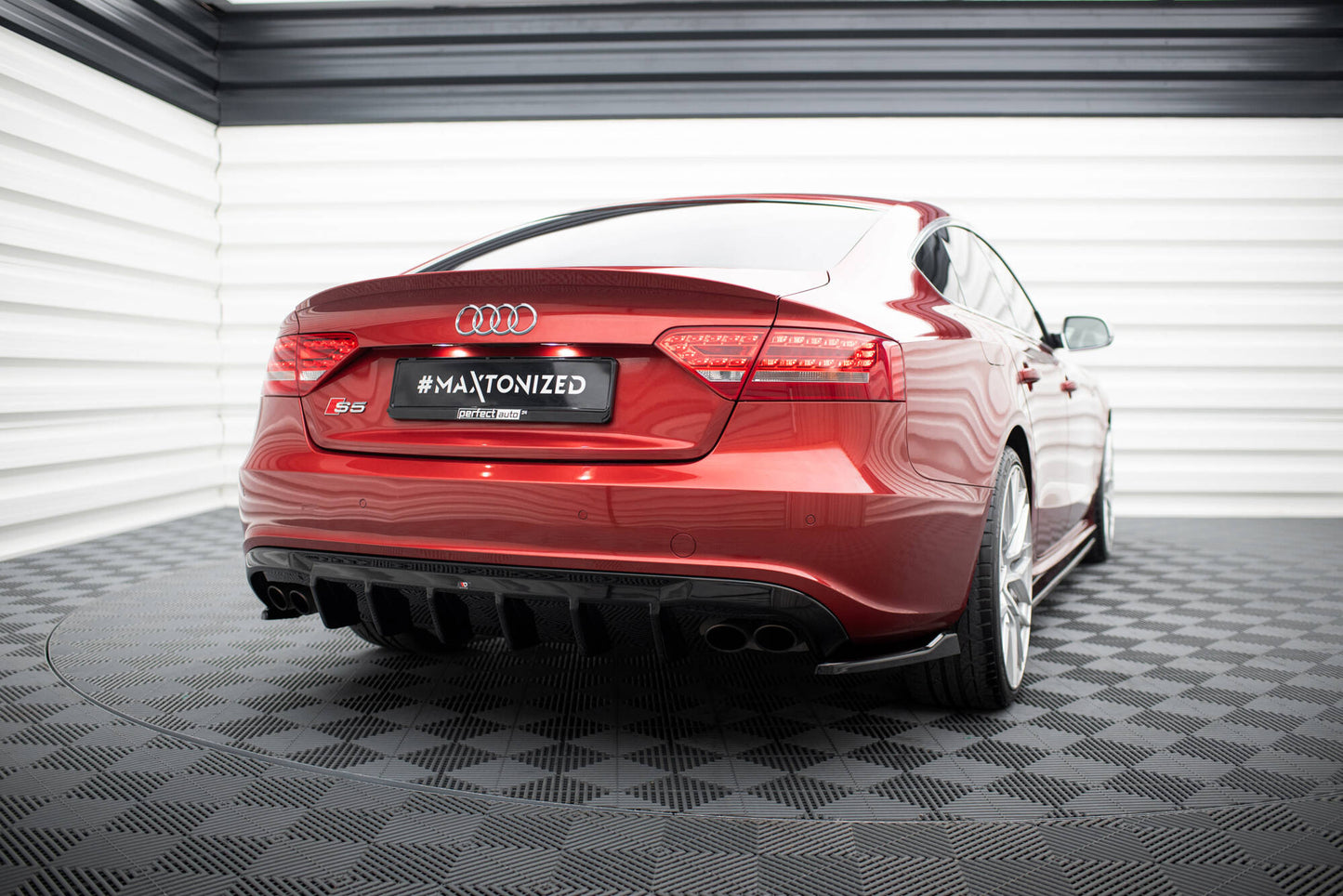 Audi S5 8T Sportback Heck Diffusor