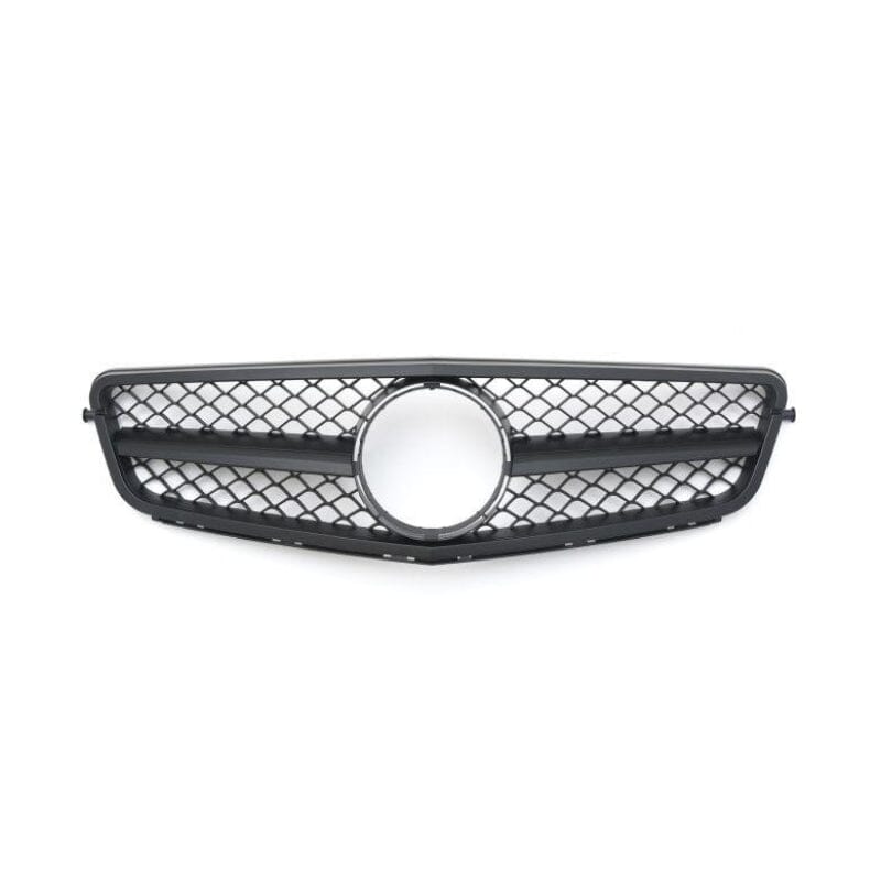 Mercedes C-Klasse W204 S204 Sportgrill Matt Schwarz RSHOP