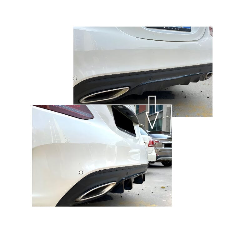 Mercedes C-Klasse W205 AMG Exterieur Ausstattung (nur Facelift) Diffuser Unterspoiler RSHOP