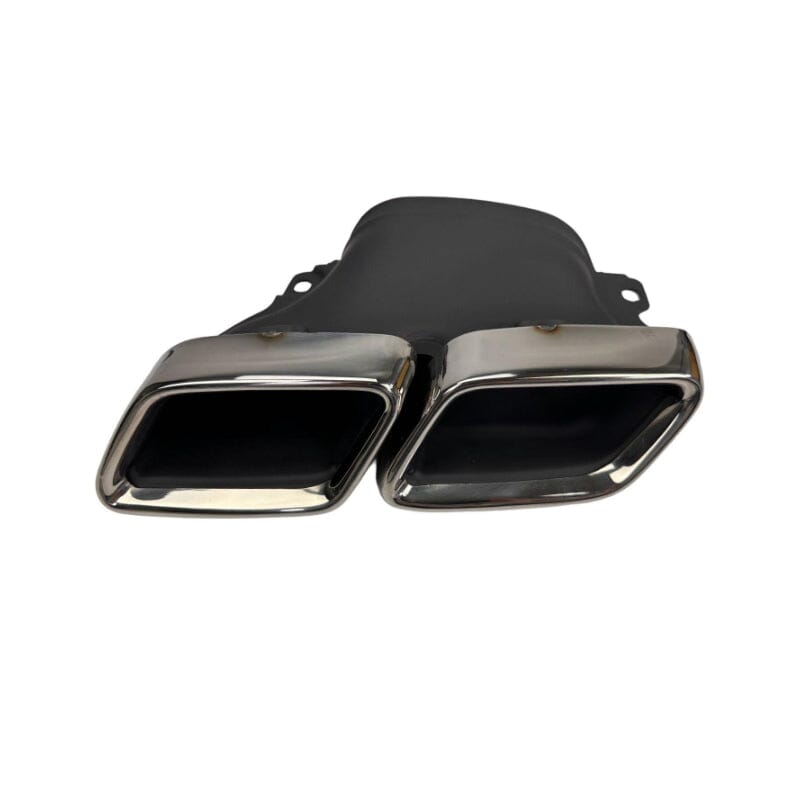 Mercedes C-Klasse W205 Diffusor + Auspuffblenden 2x2 Chrom AMG für Serienausstattung RSHOP