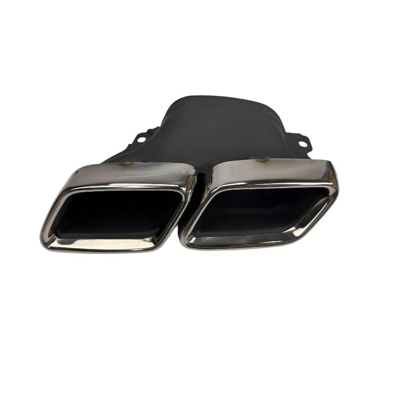 Mercedes C-Klasse W205 Diffusor + Auspuffblenden 2x2 Chrom – Serienausstattung RS