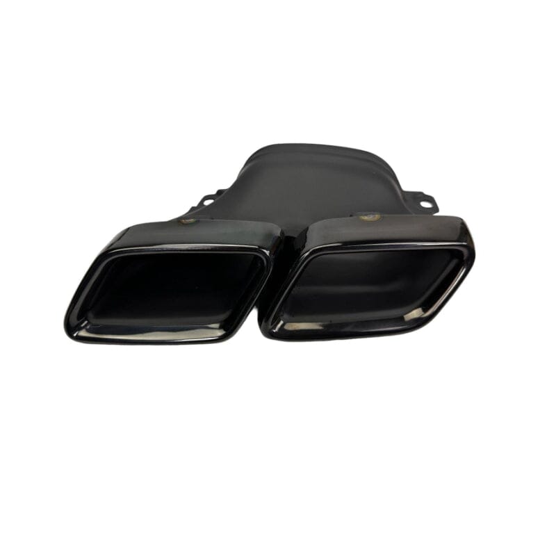 Mercedes C-Klasse W205 Diffusor + Auspuffblenden 2x2 SCHWARZ AMG für Serienausstattung C63 AMG Design RSHOP