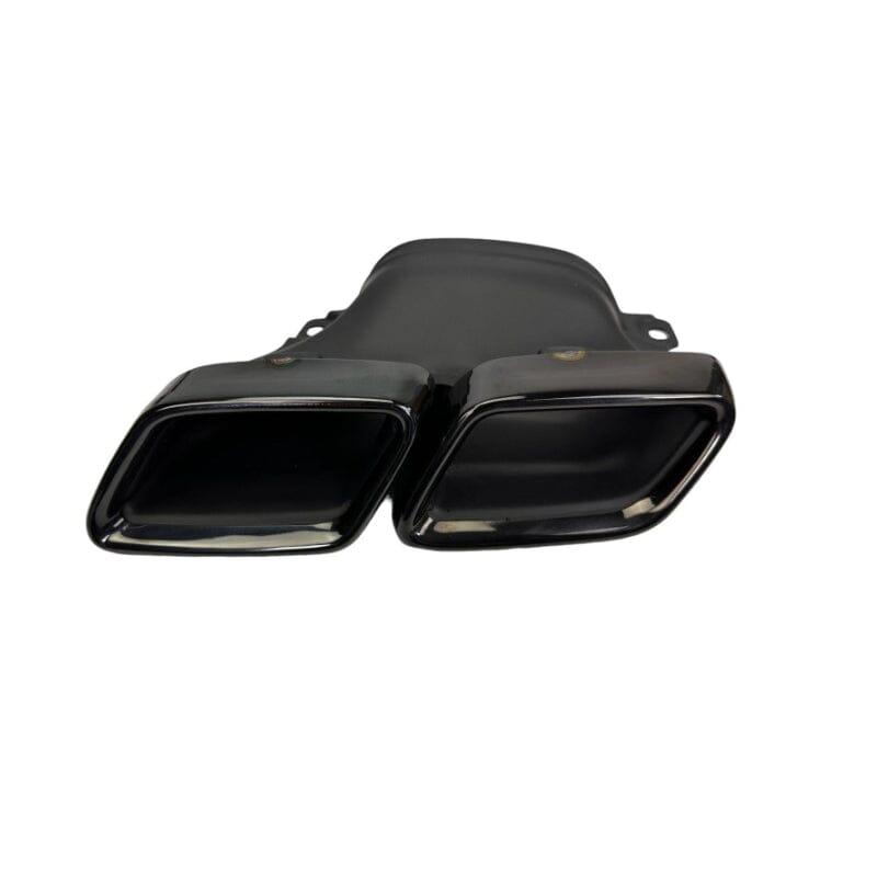 Mercedes C-Klasse W205 Diffusor + Auspuffblenden 2x2 SCHWARZ AMG für Serienausstattung RSHOP