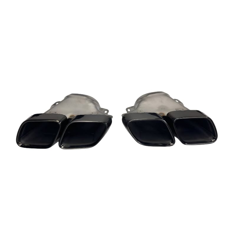 Mercedes C-Klasse W205 S205 Diffusor + Auspuffblenden (Schwarz) RSHOP