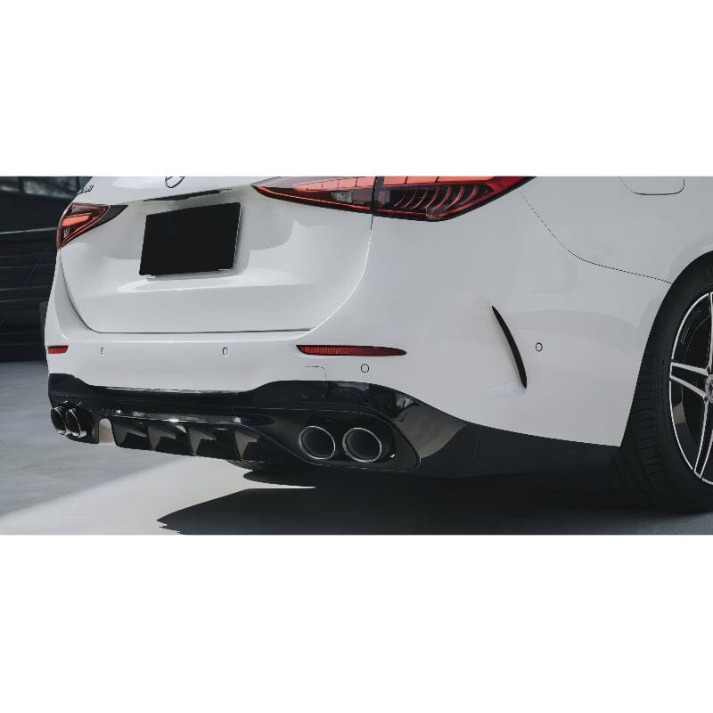 Mercedes C-Klasse W206 S206 Diffusor + Auspuffblenden (Chrom) RSHOP