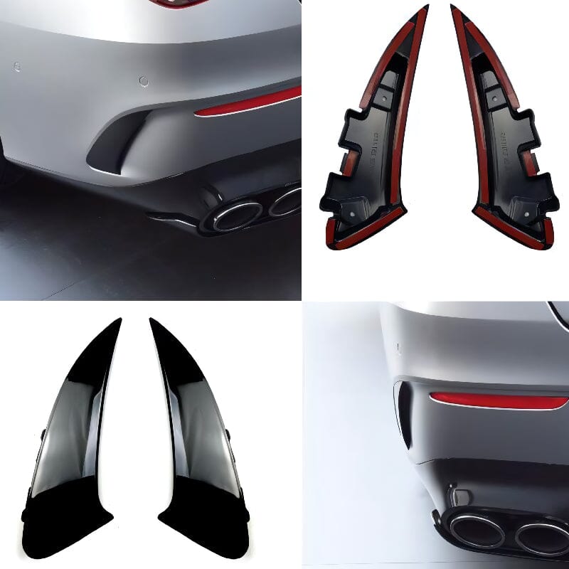 Mercedes CLA C118 Flics / Aero Flaps – schwarz – sportlicher Look RS