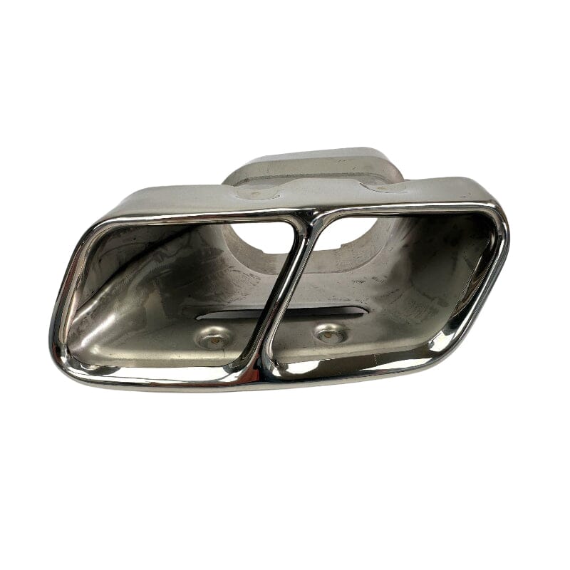 Mercedes CLA-Klasse C117 X117 Diffusor mit Auspuffblenden (Chrom) in CLA 45 AMG Optik RS