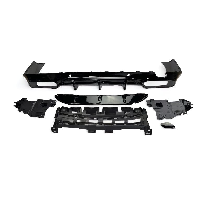 Mercedes CLS C257 Diffusor + Auspuffblenden 2X2 (Schwarz) RSHOP