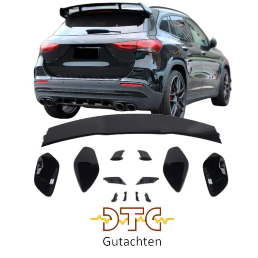 Mercedes GLA H247 Heckdachspoiler AMG Optik Schwarz BestTuning