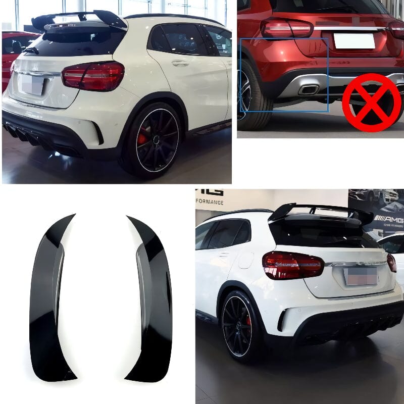 Mercedes GLA X156 Flics / Aero Flaps – schwarz – sportliche Optik RS