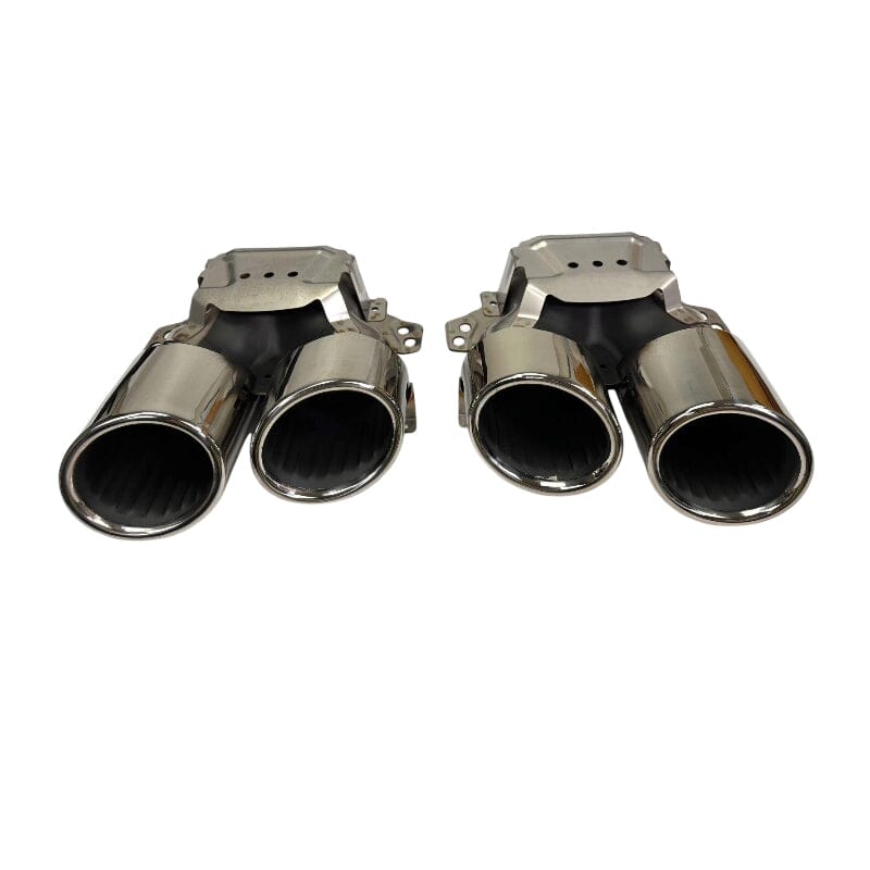 Mercedes GLE Coupé C167 Diffusor mit Auspuffblenden 2x2 (Chrom) RS