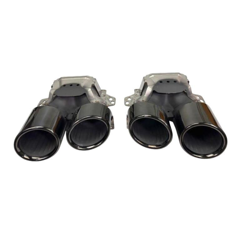 Mercedes GLE Coupé C167 Diffusor mit Auspuffblenden 2x2 (schwarz) RS