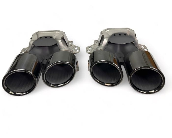 Mercedes GLE W167 SUV Diffusor mit Auspuffblenden 2x2 (schwarz) RS