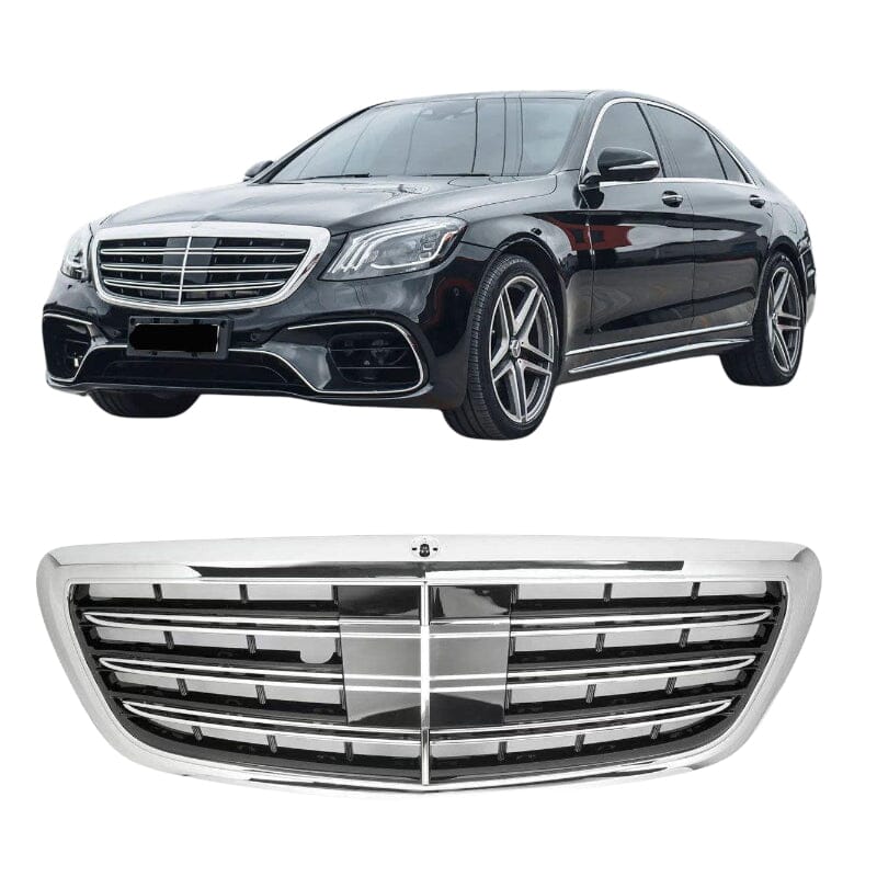 Mercedes S-Klasse W222 Sportgrill Chrom – mit Nachtsichtfunktion RS