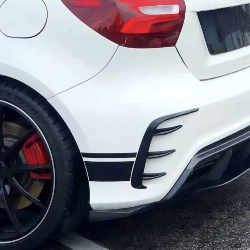 Mercedes W176 A-Klasse AERO FLAPS SCHWARZ hinten AMG OPTIK - RSHOP