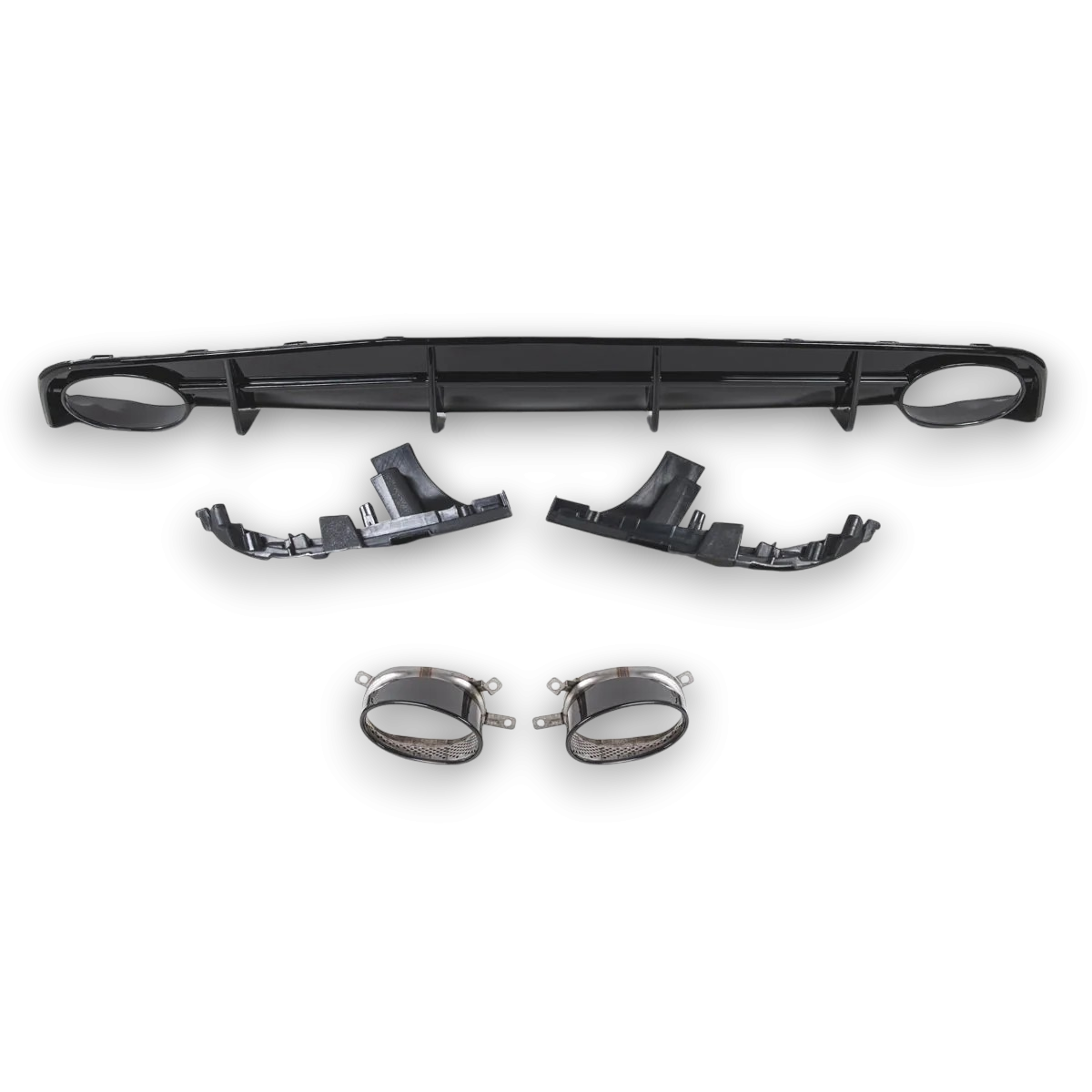 Audi A6 C7 - Heck Diffusor + Auspuffblenden