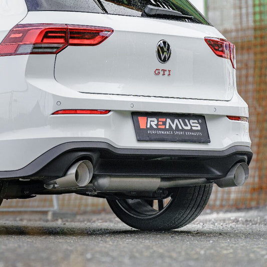 VW Golf 8 GTI - REMUS Duplex Performance Auspuff OPF Ø 70MM REMUS