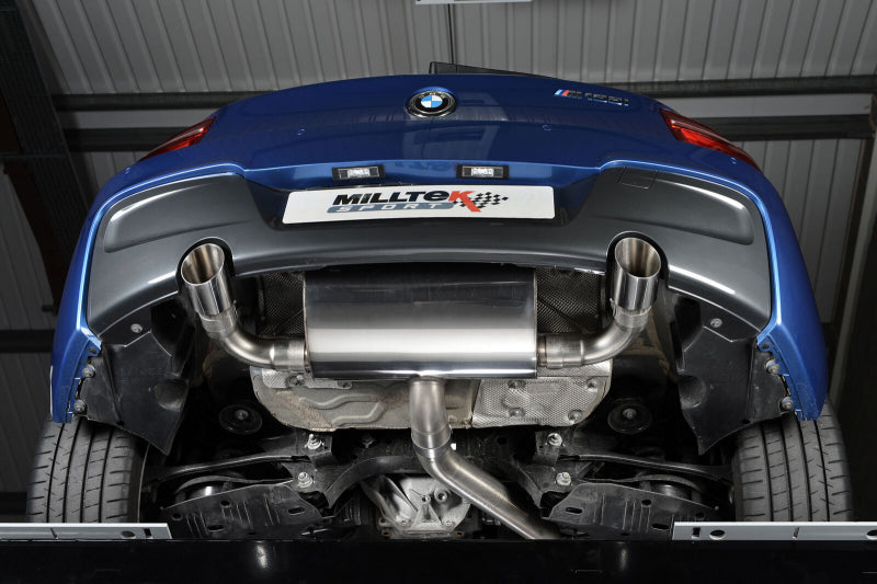 BMW M135i - Milltek Duplex Sportauspuff montiert