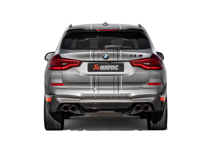 BMW X3 M - AKRAPOVIC DUPLEX SPORTAUSPUFF ANLAGE S-BM/T/10H