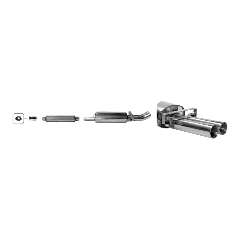 Rover Mini - Bastuck Performance Auspuff Anlage ab Kat. V.2 - Bild 1