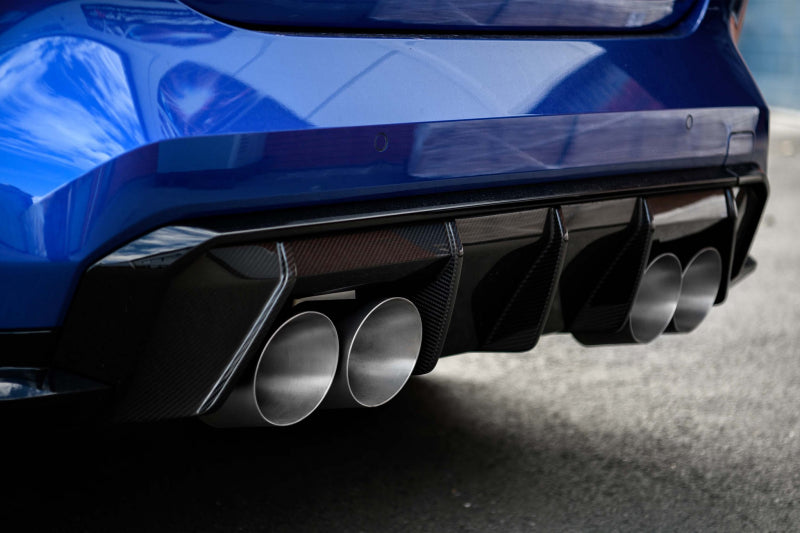 BMW M3 G80 - Milltek Polished Endrohre am Heck