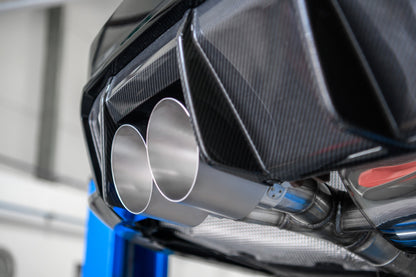 BMW M3 Touring - Milltek Duplex Endrohre Polished Nahaufnahme