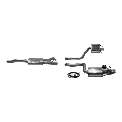 Mercedes C-Klasse - Bastuck Duplex Performance Auspuff Anlage ab Kat (Gps) - Bild 1