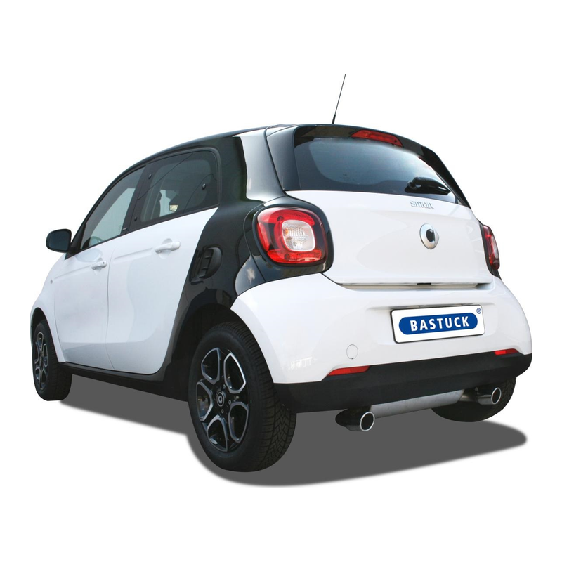 Smart Forfour - Bastuck Duplex Performance Auspuff