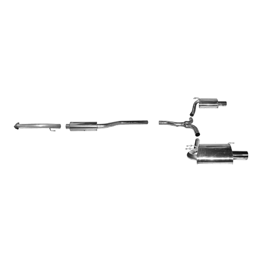 Honda Accord - Bastuck Duplex Performance Auspuff Anlage ab Kat - Bild 1