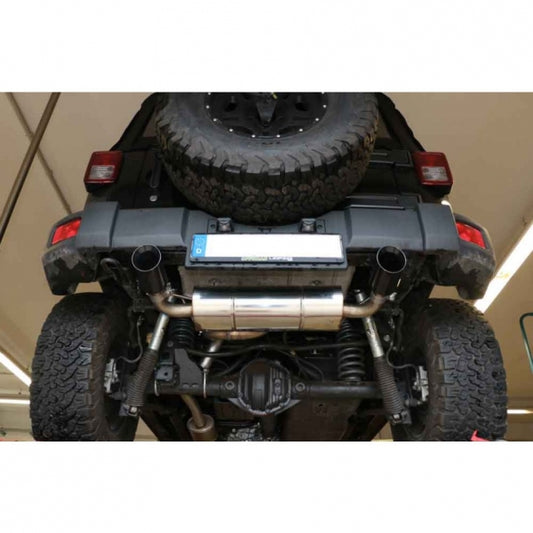 Jeep Wrangler - Fox Duplex Performance Auspuff