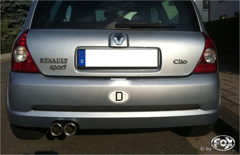 Fox Renault Clio 2 - Performance Auspuff