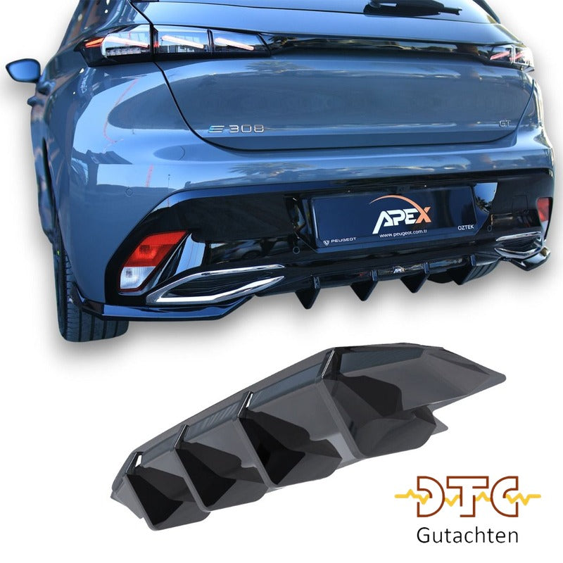 Peugeot 308 GT Mk3 Hatchback - Heck Diffusor
