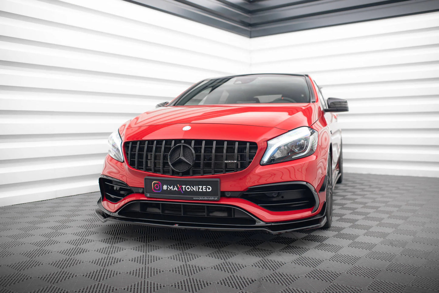 Mercedes A-Klasse AMG-Line Facelift - Frontspoiler - Frontlippe V.2