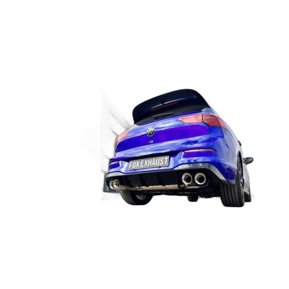 VW Golf 8 R - Fox Duplex Performance Auspuff Anlage ab OPF Ø 76mm