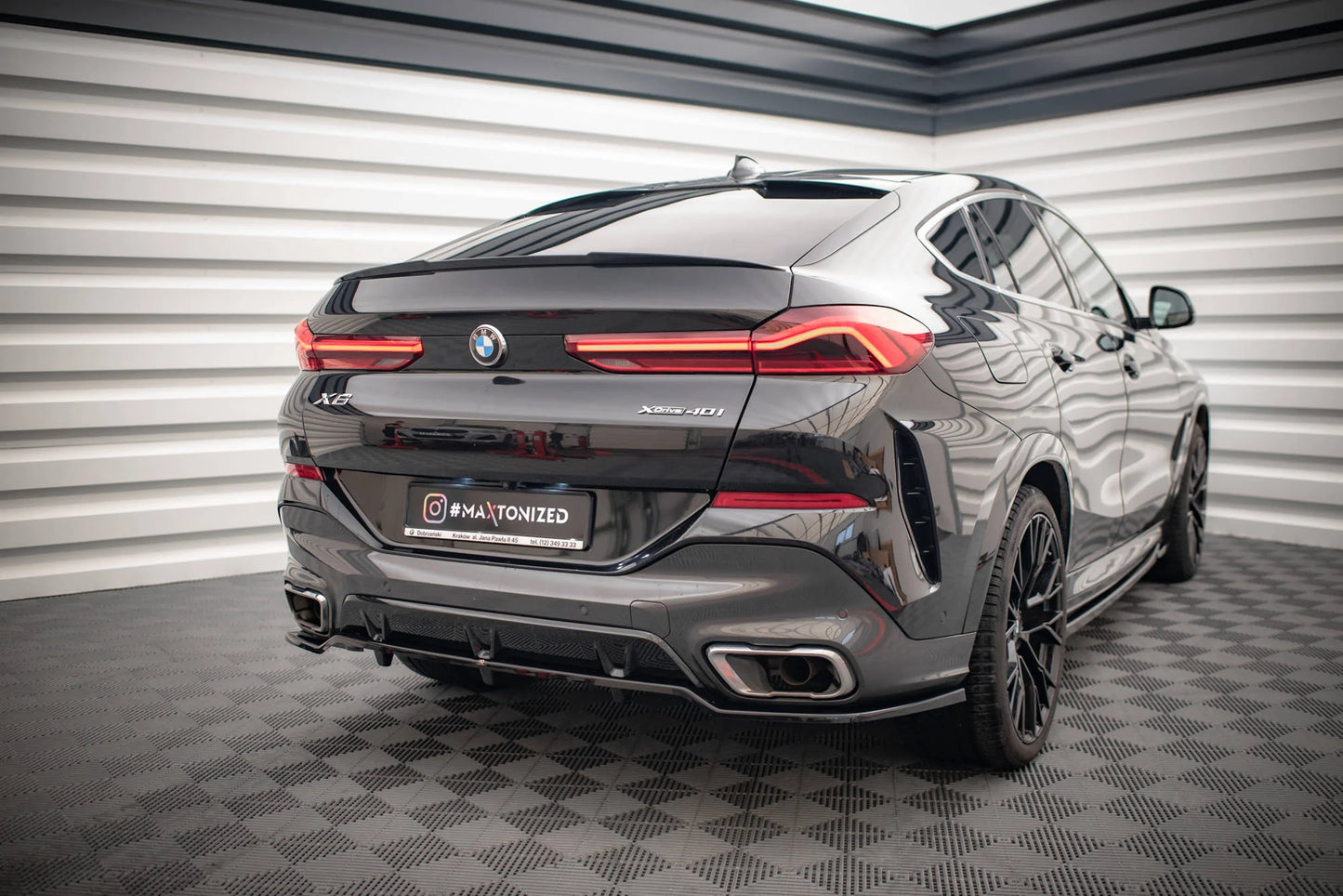 BMW X6 G06 M-Paket - Heck Ansatz V.2