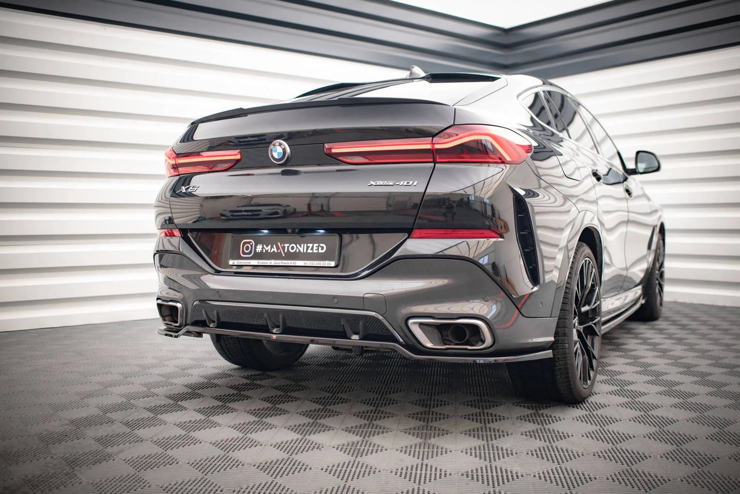 BMW X6 G06 M-Paket - Heck Ansatz V.3