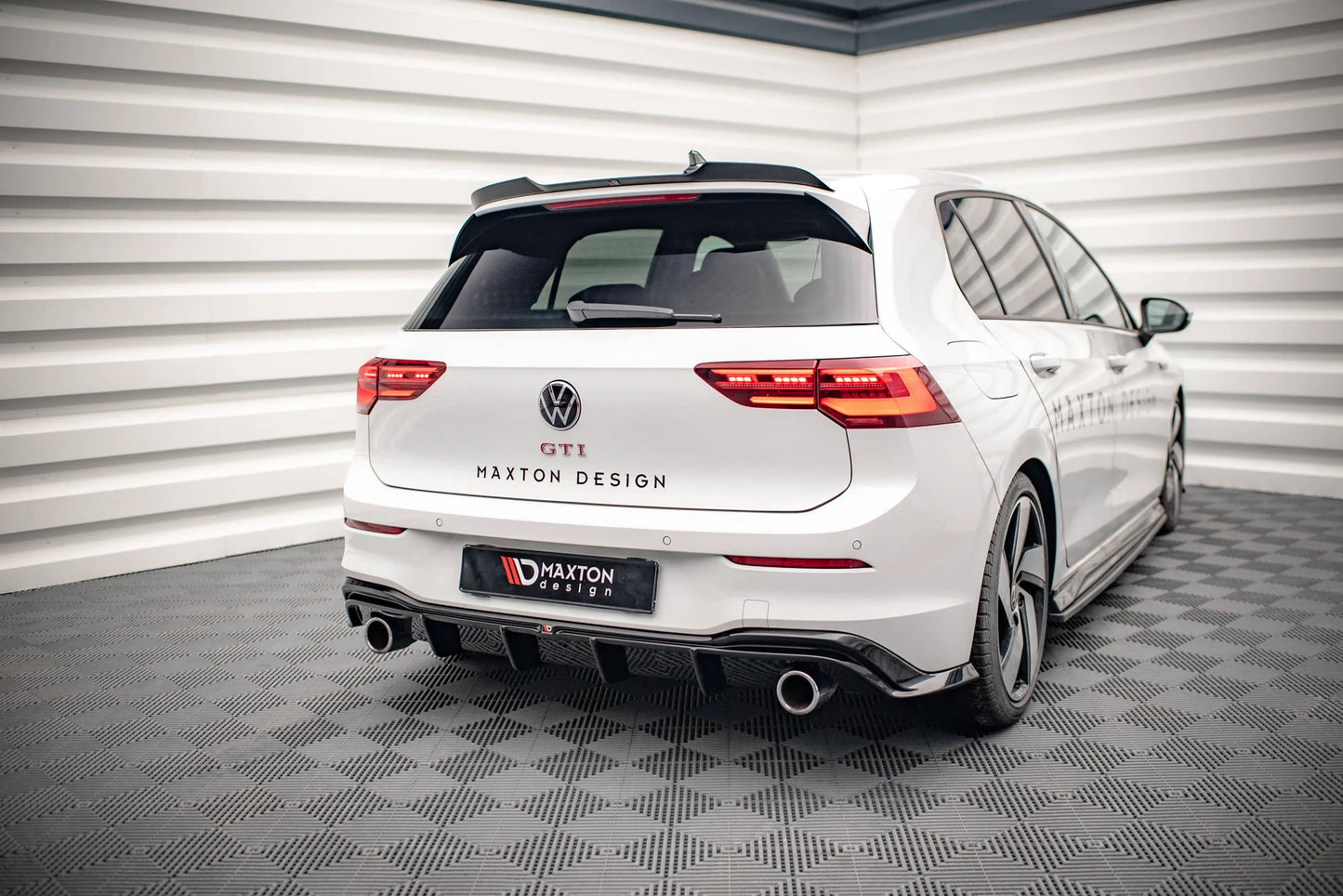 VW Golf 8 GTI - Heck Diffusor Aufsatz V.4