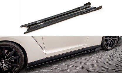 Nissan GT-R - Seitenschweller + Flaps