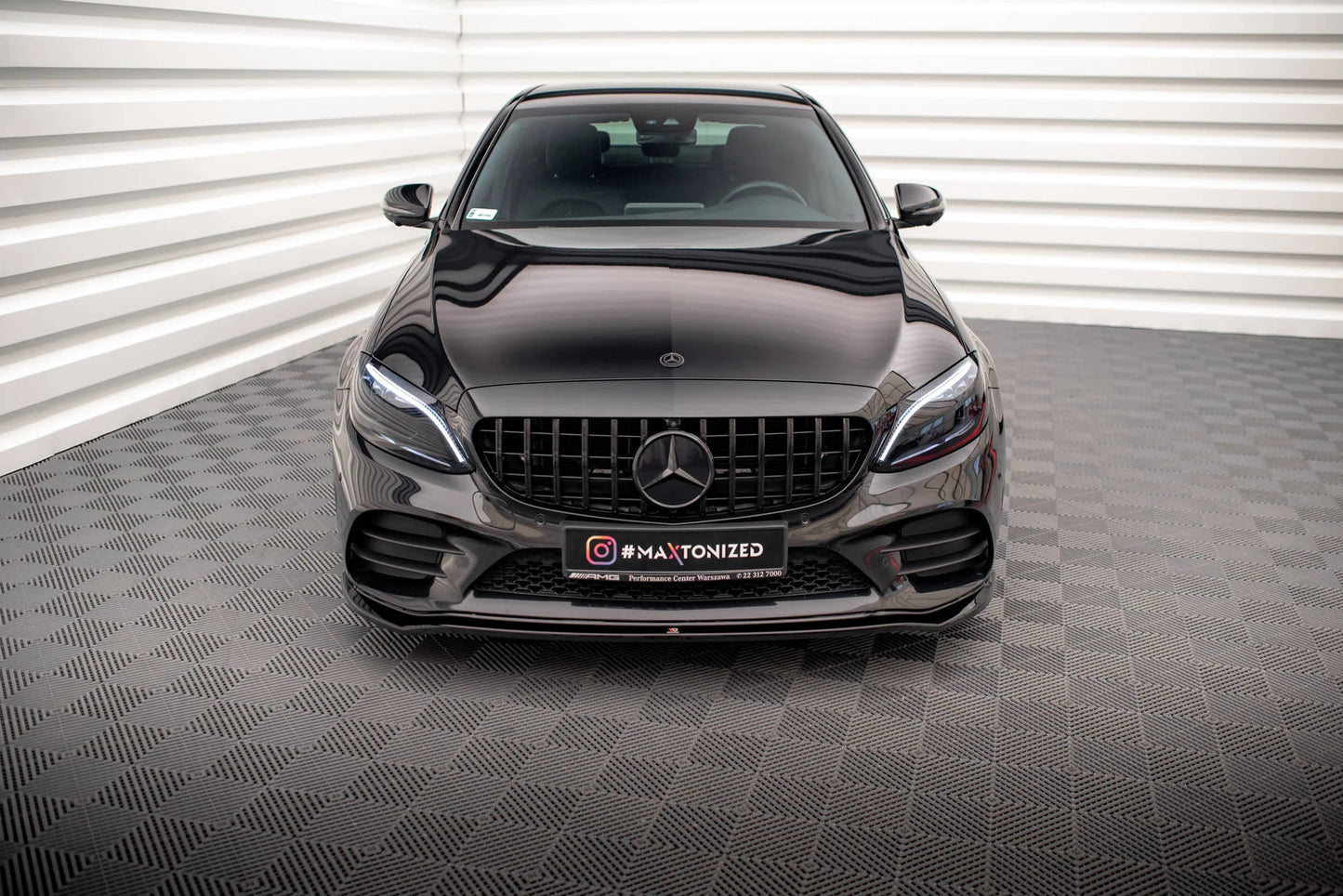 Mercedes C-Klasse AMG-Line Facelift - Frontspoiler - Frontlippe V.1
