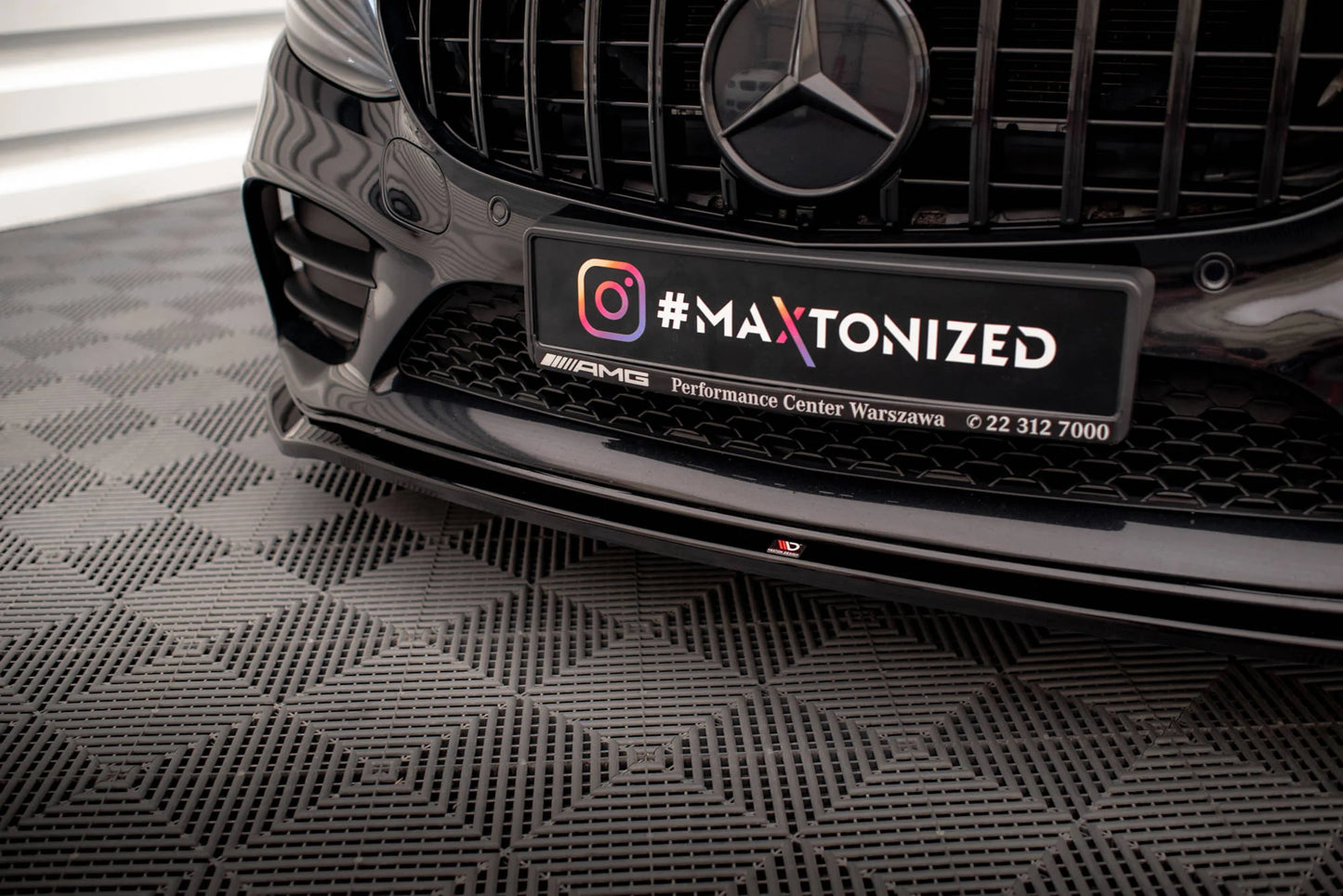 Mercedes C-Klasse AMG-Line Facelift - Frontspoiler - Frontlippe V.1