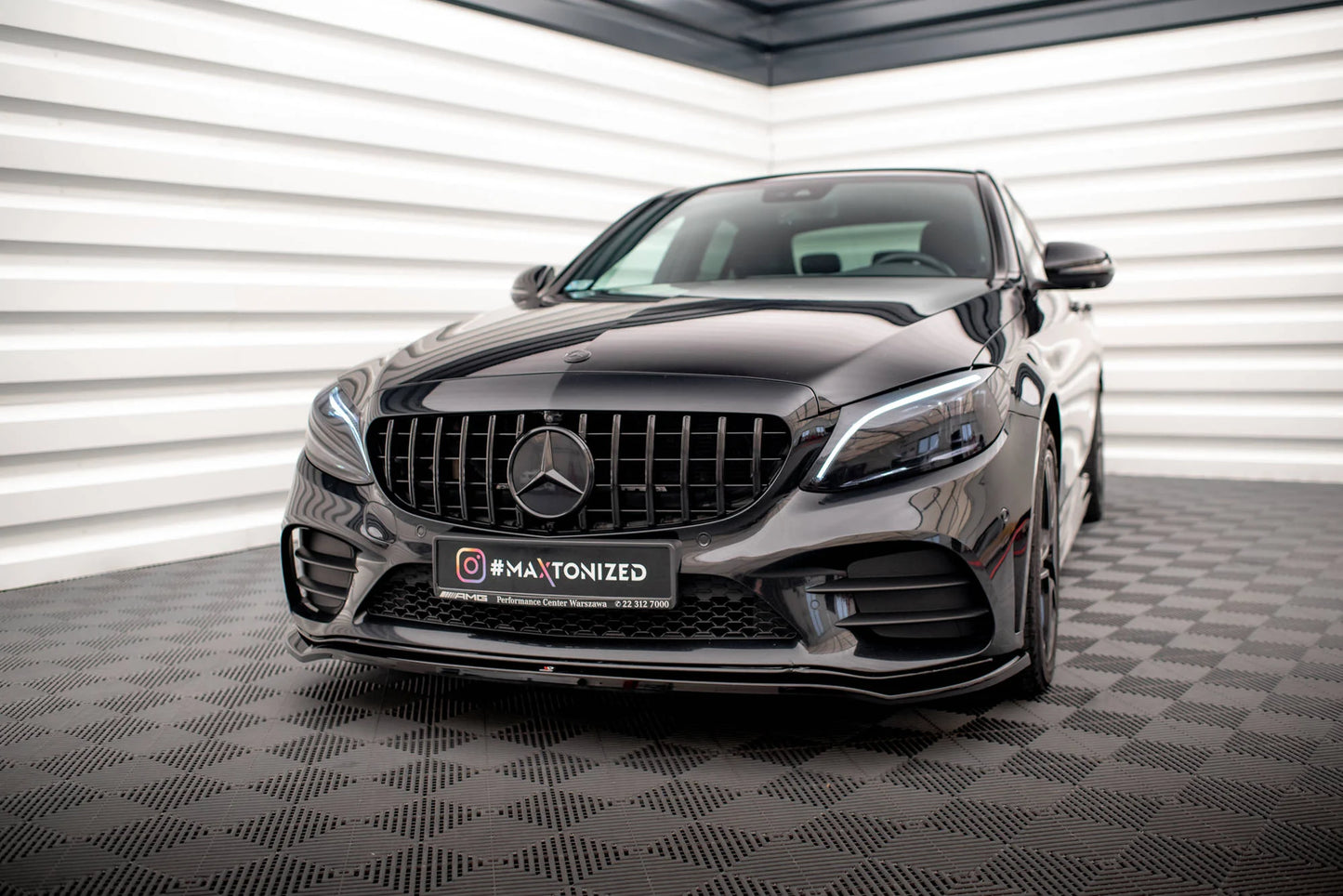 Mercedes C-Klasse AMG-Line Facelift - Frontspoiler - Frontlippe V.1